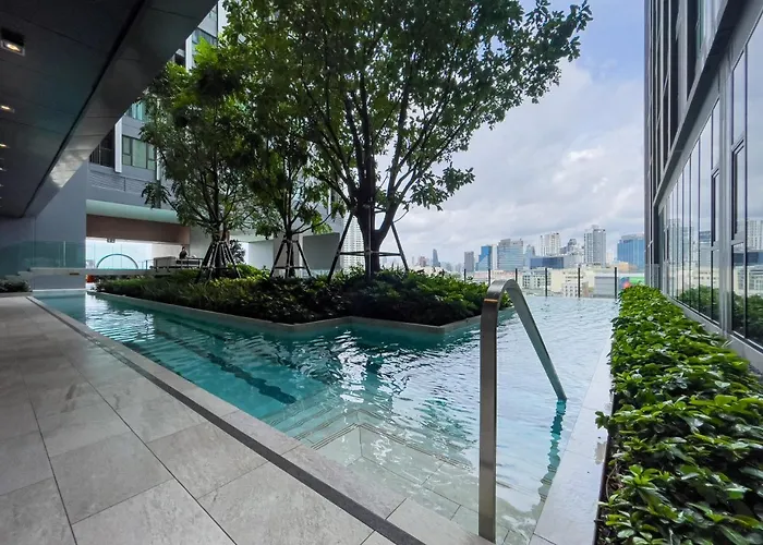 600 M To Bts L View L Rooftop Pool Apartment *
